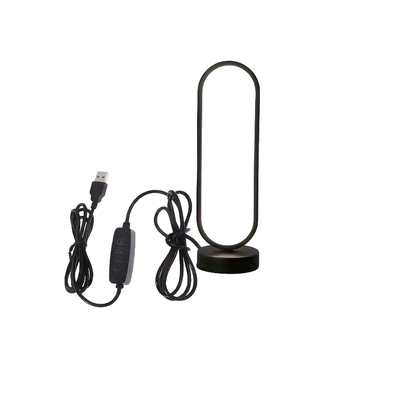 Minimalistisk Oval Bordslampa