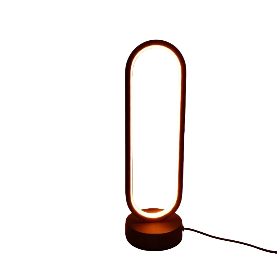 Minimalistisk Oval Bordslampa