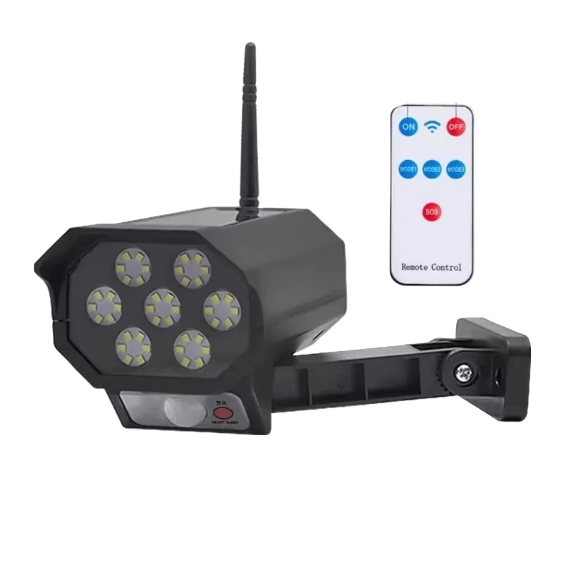 Solcells-LED vägglampa med rörelsesensor