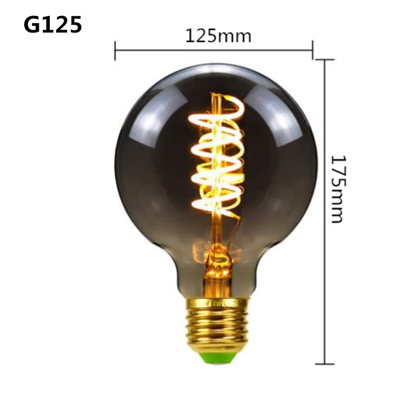 Dekorativ Edisonlampa – varm LED-glöd