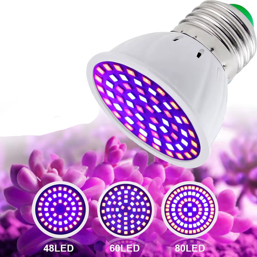 LED växtlampa E27 fullspektrum