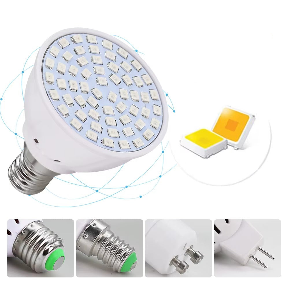 LED växtlampa E27 fullspektrum
