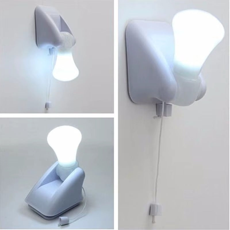 LED Pull Cord Wall Night Lights Cabinet