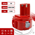 12V 4000mAh Battery For Makita PA12 Ni-Mh