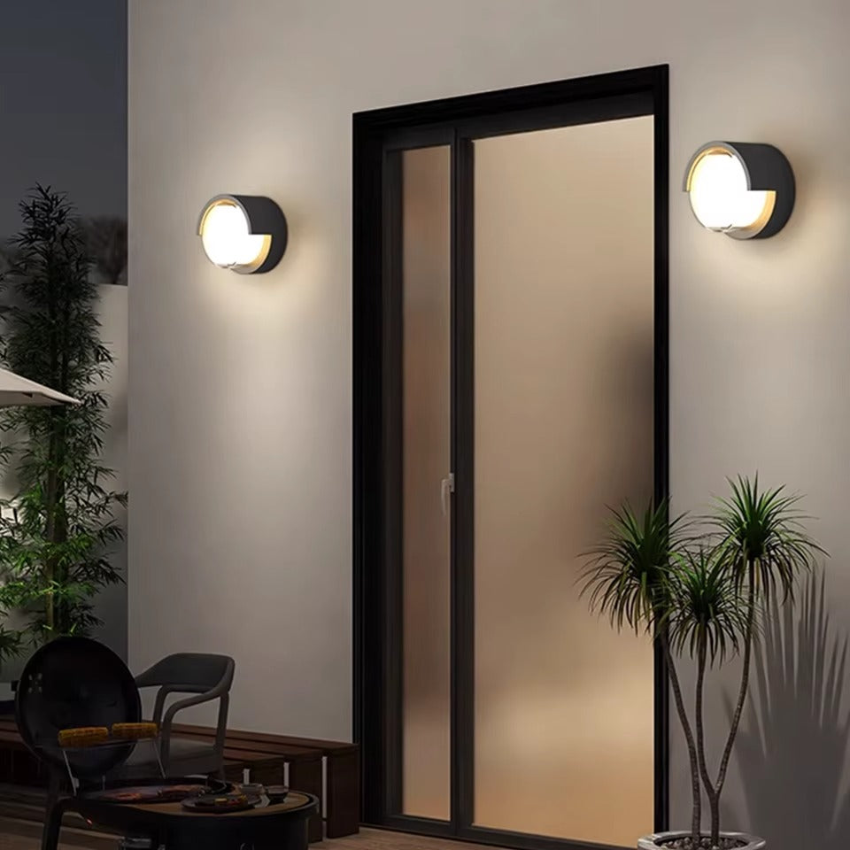 LED-vägglampa med rörelsesensor