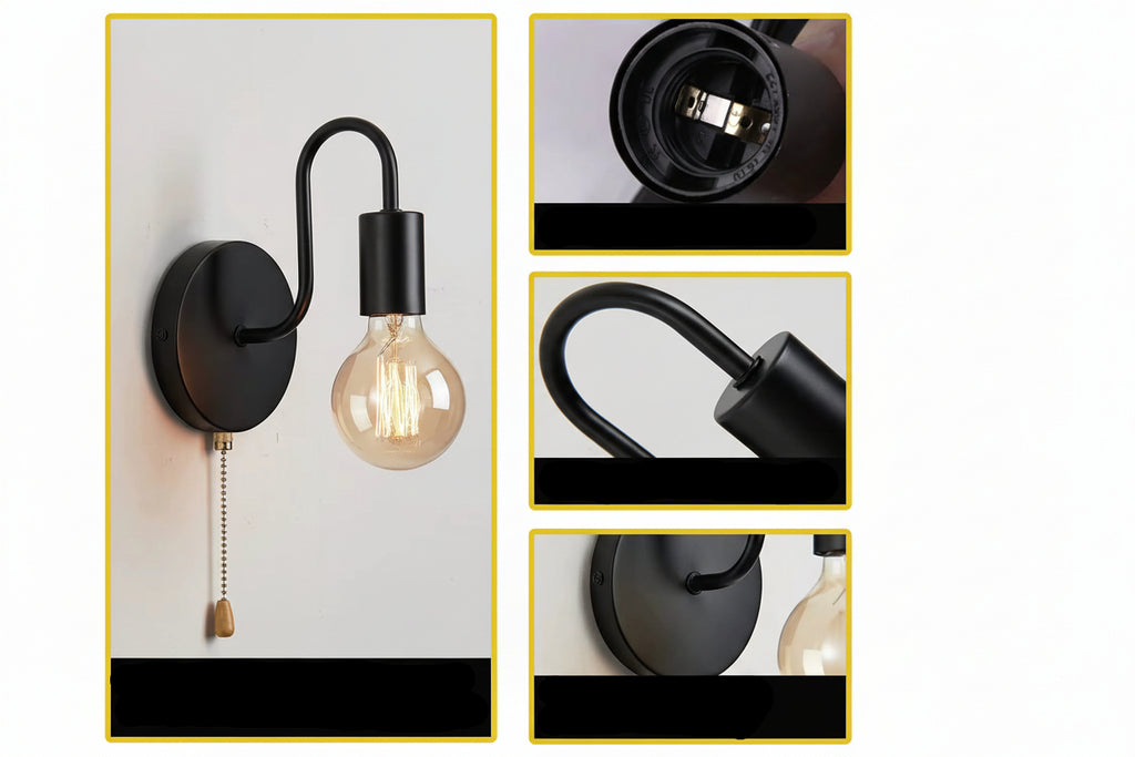 Nordisk industriell vägglampa