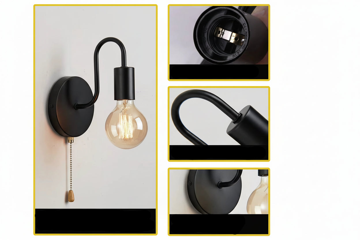 Nordisk industriell vägglampa