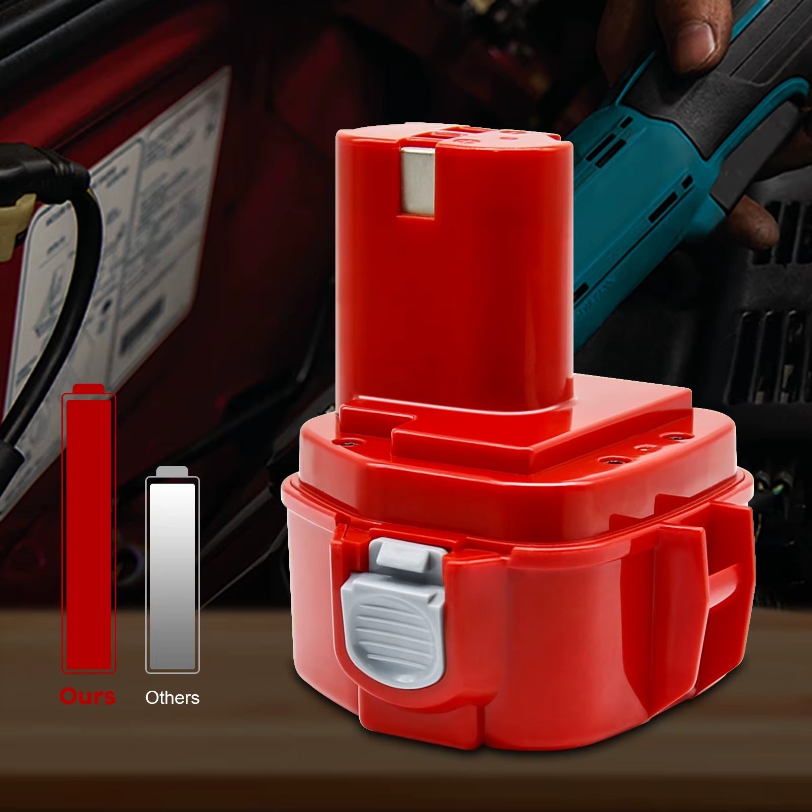 12V 4000mAh Battery For Makita PA12 Ni-Mh