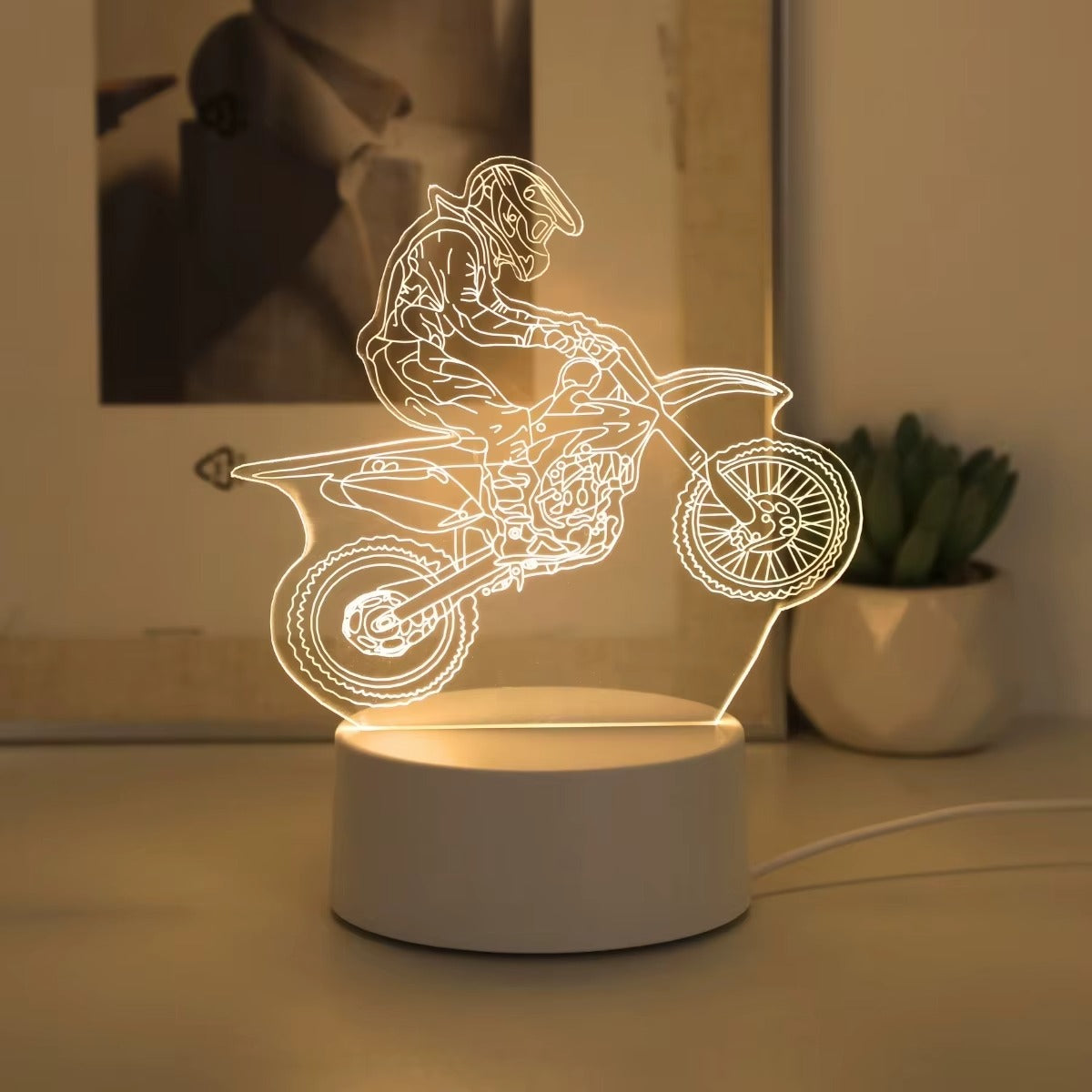 Motorcykel LED-Nattlampa
